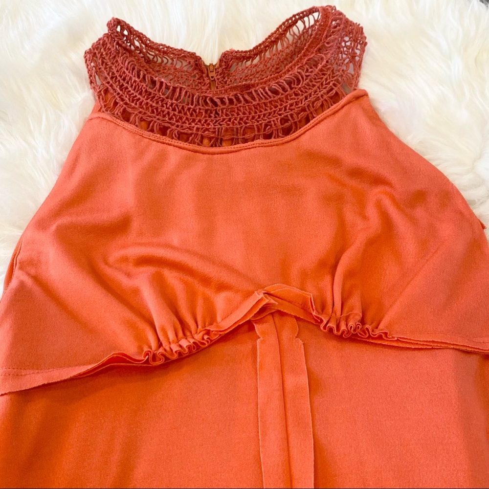 Vintage I.Magnin 70s Grecian Goddess Flowy Maxi Gown Halter Slip Dress Kaftan - Picture 7 of 11